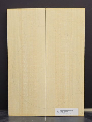 RED SPRUCE Mandolin Carve Top Luthier Tonewood Wood RSMANAAF-007