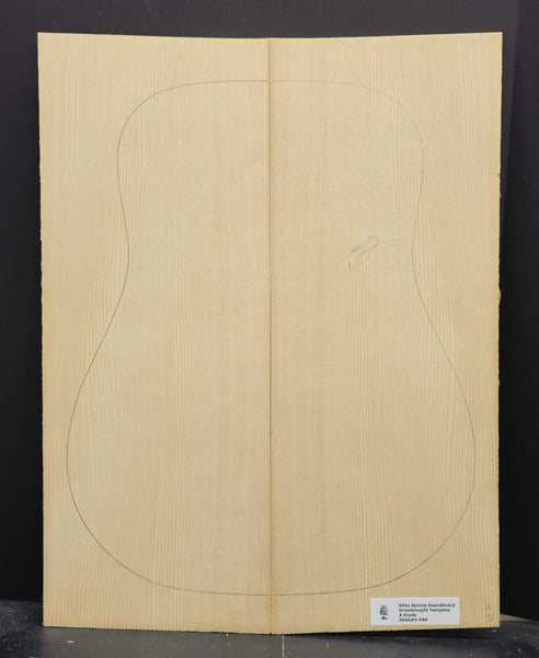 SITKA SPRUCE Soundboard Luthier Tonewood Guitar Wood Supplies SSAGAD-089