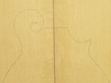 RED SPRUCE Bearclaw Torrefied Mandolin Top Luthier Tonewood Wood RSMANAAF-T005