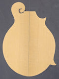 RED SPRUCE Torrefied Mandolin Carve Top Luthier Tonewood Wood RSMANAAF-T006