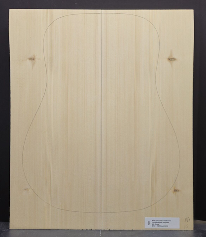 RED SPRUCE Dreadnought Soundboard Luthier Tonewood Guitar Wood RSAGAAD-039
