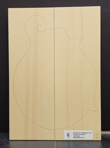 RED SPRUCE Mandolin Carve Top Luthier Tonewood Wood RSMANAAF-011