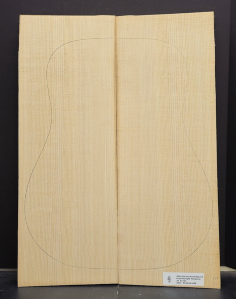 SITKA SPRUCE Soundboard Luthier Tonewood Guitar Wood Supplies SSAGAD-058