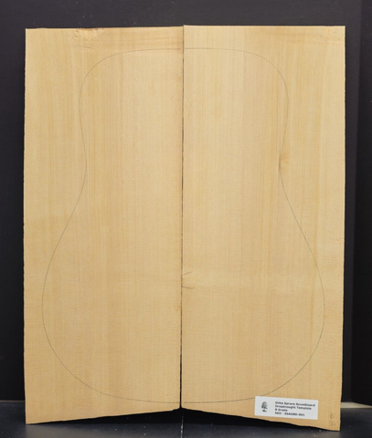 SITKA SPRUCE Soundboard Luthier Tonewood Guitar Wood Supplies SSAGBD-001