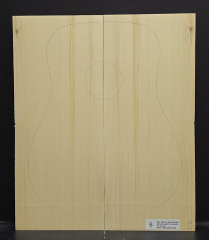 RED SPRUCE Dreadnought Soundboard Luthier Tonewood Guitar Wood RSAGAAD-058