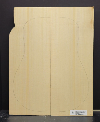 SITKA SPRUCE Soundboard Luthier Tonewood Guitar Wood Supplies SSAGAD-075