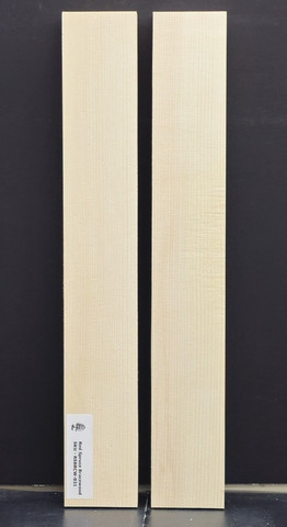 RED SPRUCE BRACEWOOD 2pc 1x3x20 Luthier Wood Tonewood Guitar Supplies RSBRCW-031