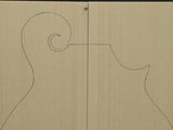 RED SPRUCE Mandolin Carve Top Luthier Tonewood Wood RSMANAAF-015