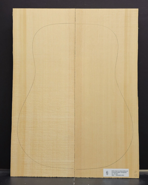 SITKA SPRUCE Soundboard Luthier Tonewood Guitar Wood Supplies SSAGAD-054