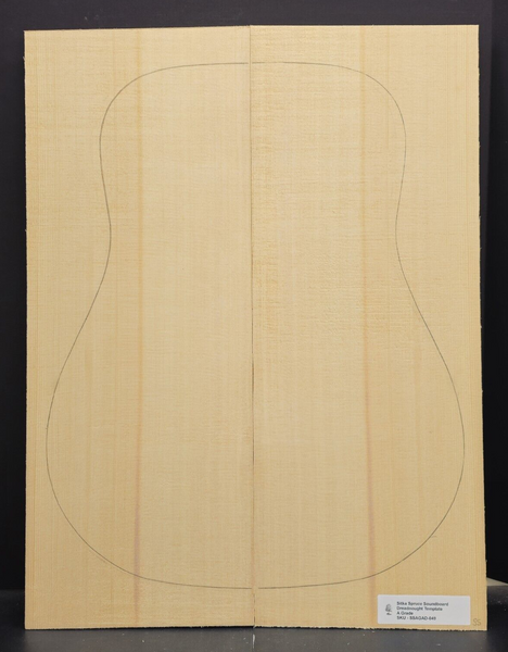 SITKA SPRUCE Soundboard Luthier Tonewood Guitar Wood Supplies SSAGAD-049