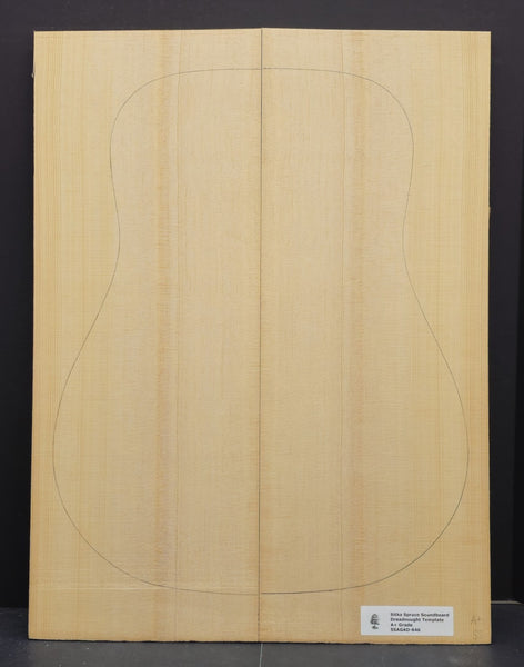 SITKA SPRUCE Soundboard Luthier Tonewood Guitar Wood Supplies SSAGAD-046