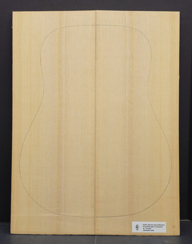 SITKA SPRUCE Soundboard Luthier Tonewood Guitar Wood Supplies SSAGAD-046