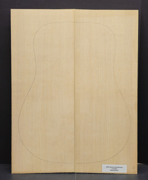 SITKA SPRUCE Soundboard Luthier Tonewood Guitar Wood Supplies SSAGAD-047