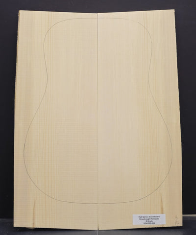 RED SPRUCE Dreadnought Soundboard Luthier Tonewood Guitar Wood RSAGBD-006