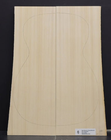 RED SPRUCE 00 Soundboard Luthier Tonewood Guitar Wood RSAGAAOO-001