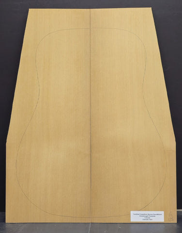 CARPATHIAN SPRUCE Soundboard Luthier Tonewood Guitar Wood Supplies CSAGAD-T001