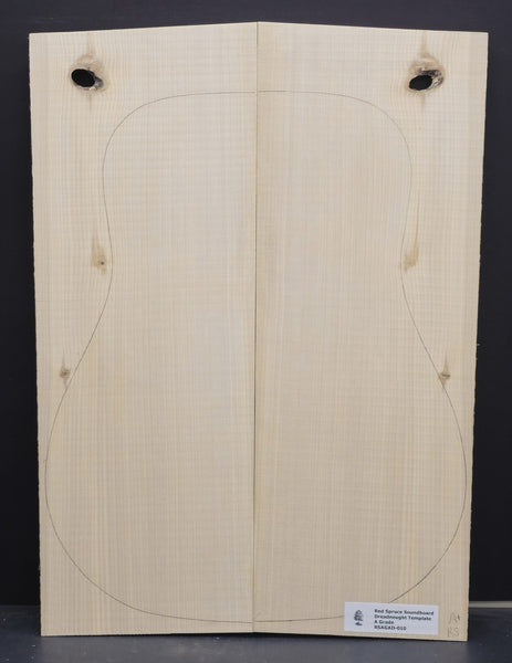 RED SPRUCE Dreadnought Soundboard Luthier Tonewood Guitar Wood RSAGAD-010