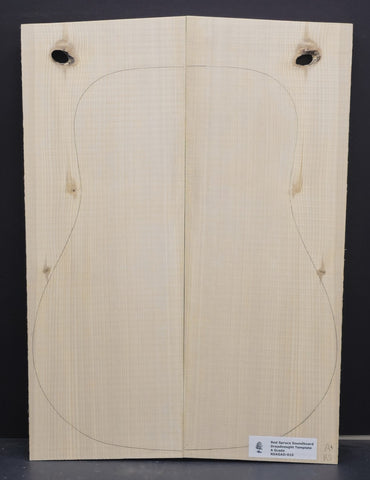 RED SPRUCE Dreadnought Soundboard Luthier Tonewood Guitar Wood RSAGAD-010