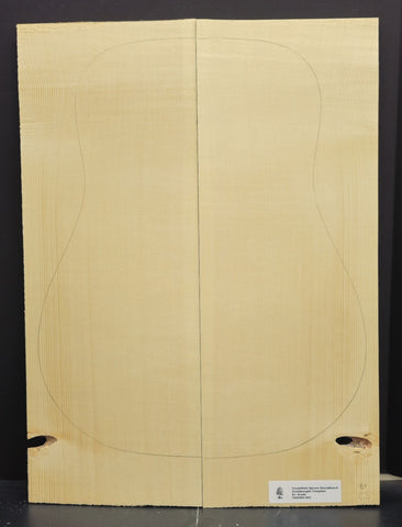 CARPATHIAN SPRUCE Soundboard Luthier Tonewood Guitar Wood Supplies CSAGBD-001