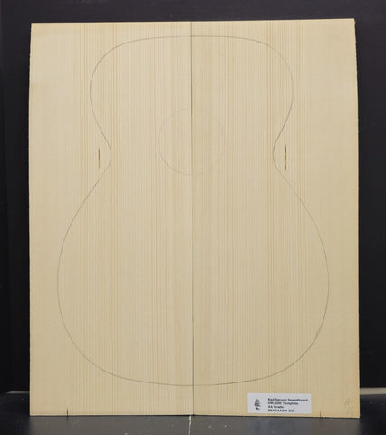 RED SPRUCE Soundboard Luthier Tonewood Guitar Wood RSAGAAOM-035