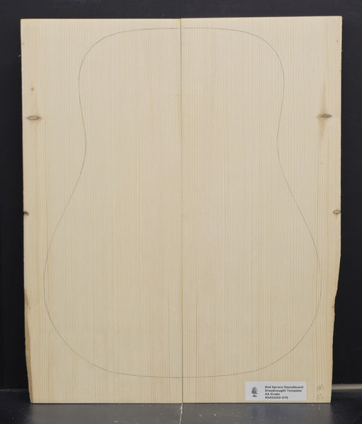 RED SPRUCE Dreadnought Soundboard Luthier Tonewood Guitar Wood RSAGAAD-076