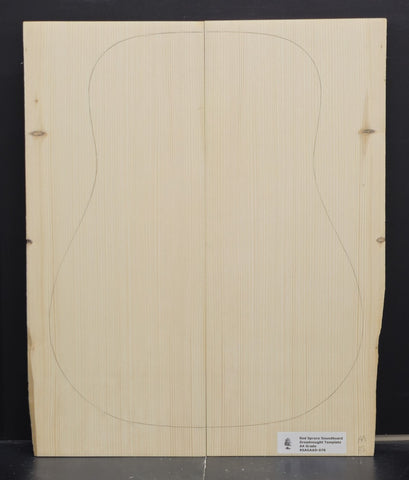 RED SPRUCE Dreadnought Soundboard Luthier Tonewood Guitar Wood RSAGAAD-076