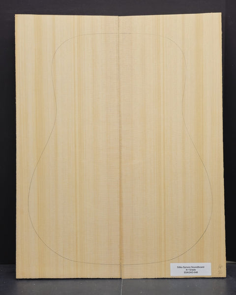 SITKA SPRUCE Soundboard Luthier Tonewood Guitar Wood Supplies SSAGAD-048