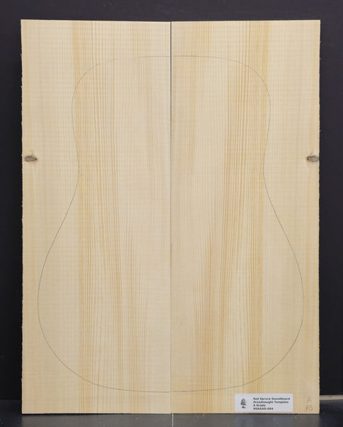 RED SPRUCE Dreadnought Soundboard Luthier Tonewood Guitar Wood RSAGAD-004