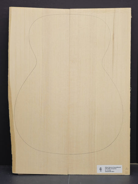 SITKA SPRUCE Soundboard Luthier Tonewood Guitar Wood Supplies SSAGAOM-007