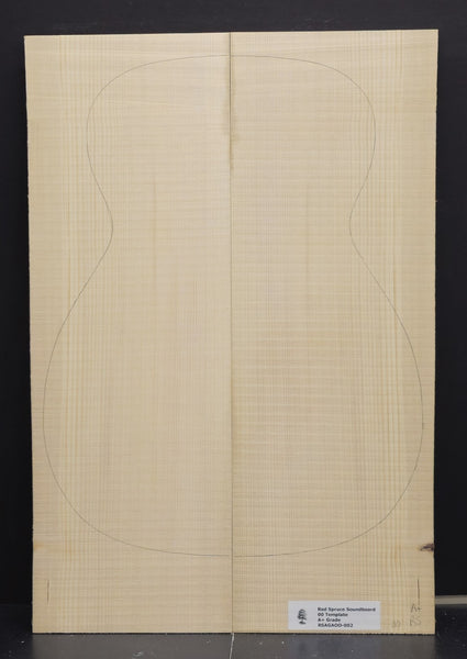 RED SPRUCE 00 Soundboard Luthier Tonewood Guitar Wood RSAGAOO-002