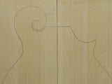 RED SPRUCE Mandolin Carve Top Luthier Tonewood Wood RSMANAAAF-003