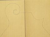 RED SPRUCE Torrefied Mandolin Carve Top Luthier Tonewood Wood RSMANAAF-T008