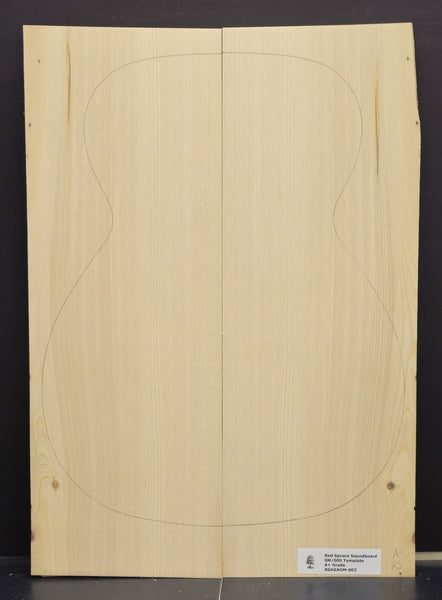 RED SPRUCE Soundboard Luthier Tonewood Guitar Wood RSAGAOM-002