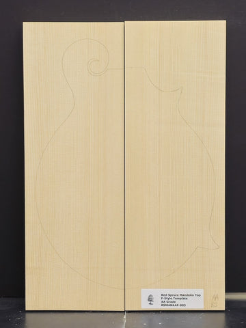 RED SPRUCE Mandolin Carve Top Luthier Tonewood Wood RSMANAAF-003