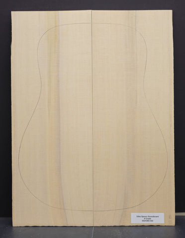 "B" GRADE SITKA SPRUCE Acoustic D-Size Guitar Soundboard Luthier Wood Tonewood