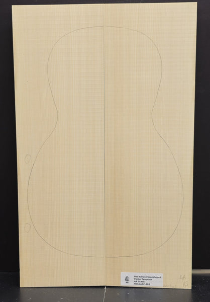 RED SPRUCE Parlor Soundboard Luthier Tonewood Guitar Wood RSAGAAP-002