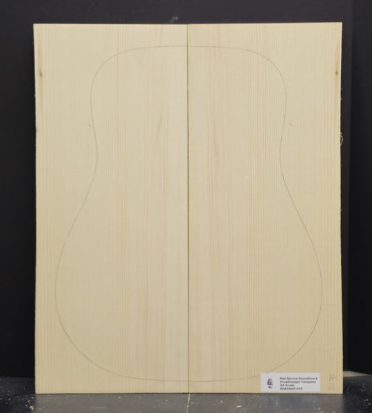 RED SPRUCE Dreadnought Soundboard Luthier Tonewood Guitar Wood RSAGAAD-070