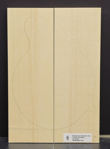 RED SPRUCE Mandolin Carve Top Luthier Tonewood Wood RSMANAAF-019