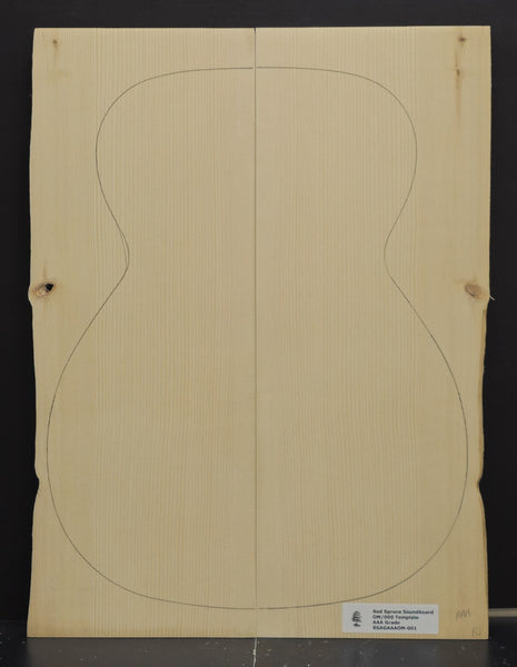 RED SPRUCE Soundboard Luthier Tonewood Guitar Wood RSAGAAAOM-001