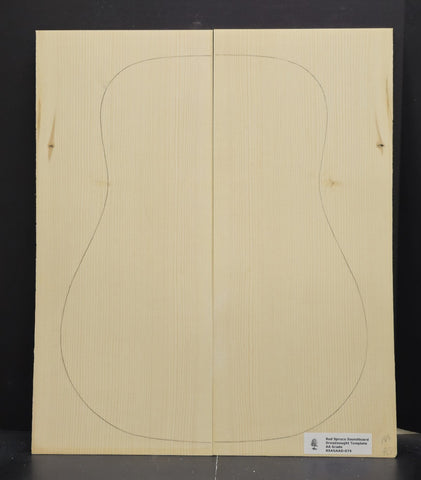 RED SPRUCE Dreadnought Soundboard Luthier Tonewood Guitar Wood RSAGAAD-074