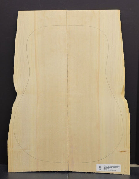 SITKA SPRUCE Soundboard Luthier Tonewood Guitar Wood Supplies SSAGAD-070