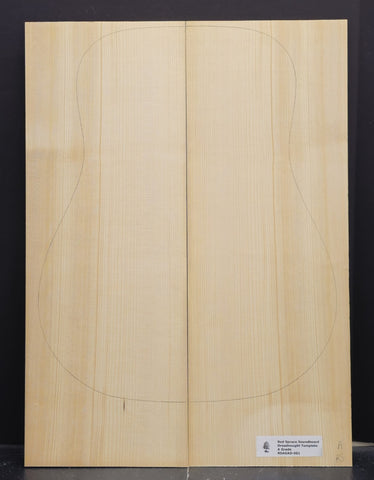 RED SPRUCE Dreadnought Soundboard Luthier Tonewood Guitar Wood RSAGAD-001