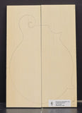 RED SPRUCE Mandolin Carve Top Luthier Tonewood Wood RSMANAAF-006