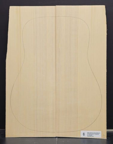 SITKA SPRUCE Soundboard Luthier Tonewood Guitar Wood Supplies SSAGAD-011
