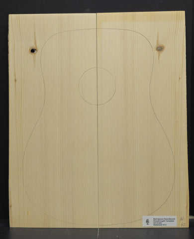 RED SPRUCE Dreadnought Soundboard Luthier Tonewood Guitar Wood RSAGAAD-073