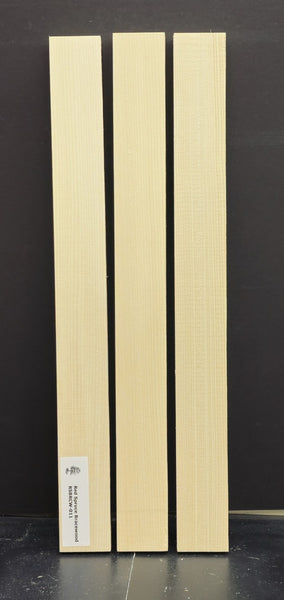RED SPRUCE BRACEWOOD 3pc 1x2x20 Luthier Wood Tonewood Guitar Supplies RSBRCW-011