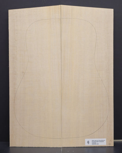 SITKA SPRUCE Soundboard Luthier Tonewood Guitar Wood Supplies SSAGAD-003