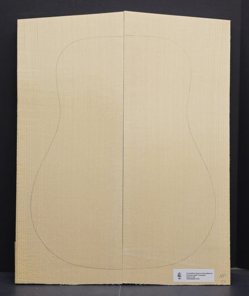 CARPATHIAN SPRUCE Soundboard Luthier Tonewood Guitar Wood Supplies CSAGAAAD-003