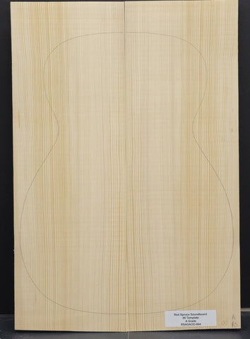 RED SPRUCE 00 Soundboard Luthier Tonewood Guitar Wood RSAGAOO-004