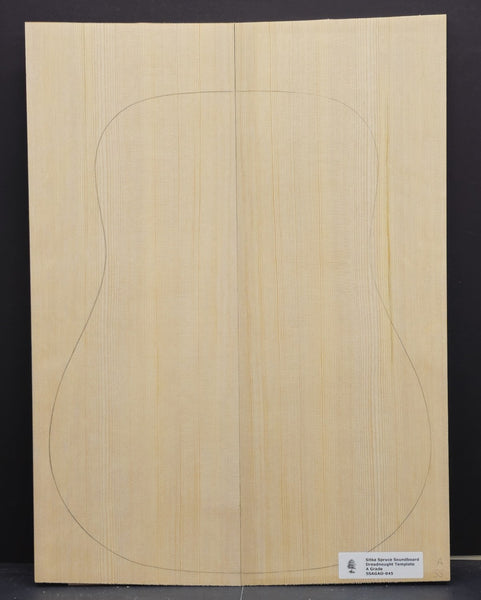 SITKA SPRUCE Soundboard Luthier Tonewood Guitar Wood Supplies SSAGAD-045
